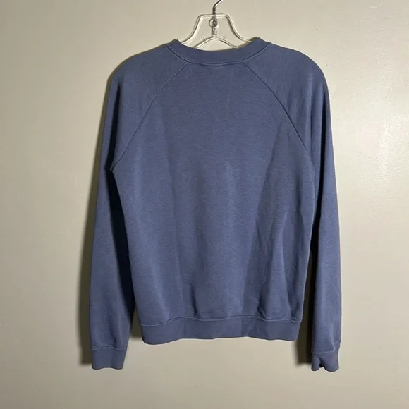 Nike Women’s Club Fleece Crewneck Sweatshirt Blue Cotton Blend Size XS. - Picture 7 of 11
